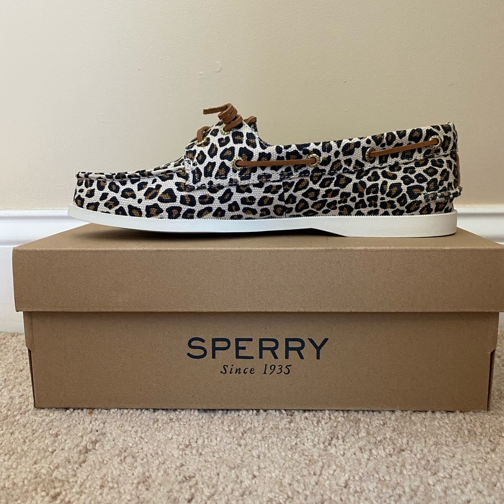 Women’s Sperry Vida Boat Shoe Cheetah Print